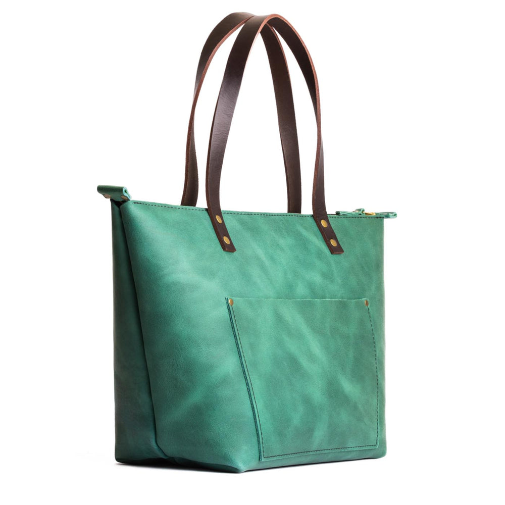 Portland Leather Tote Bag - Surf