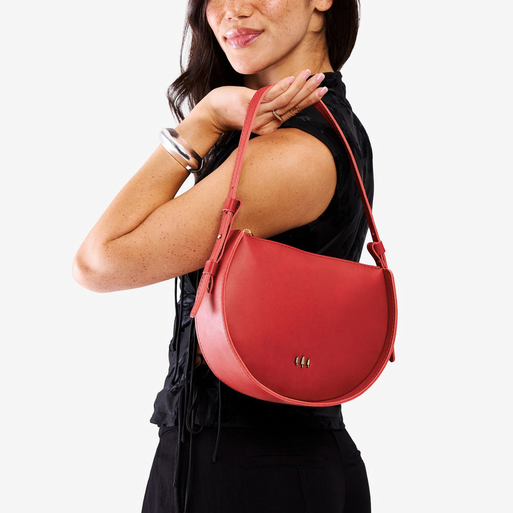 Portland Moon Shot Shoulder Bag - Ruby