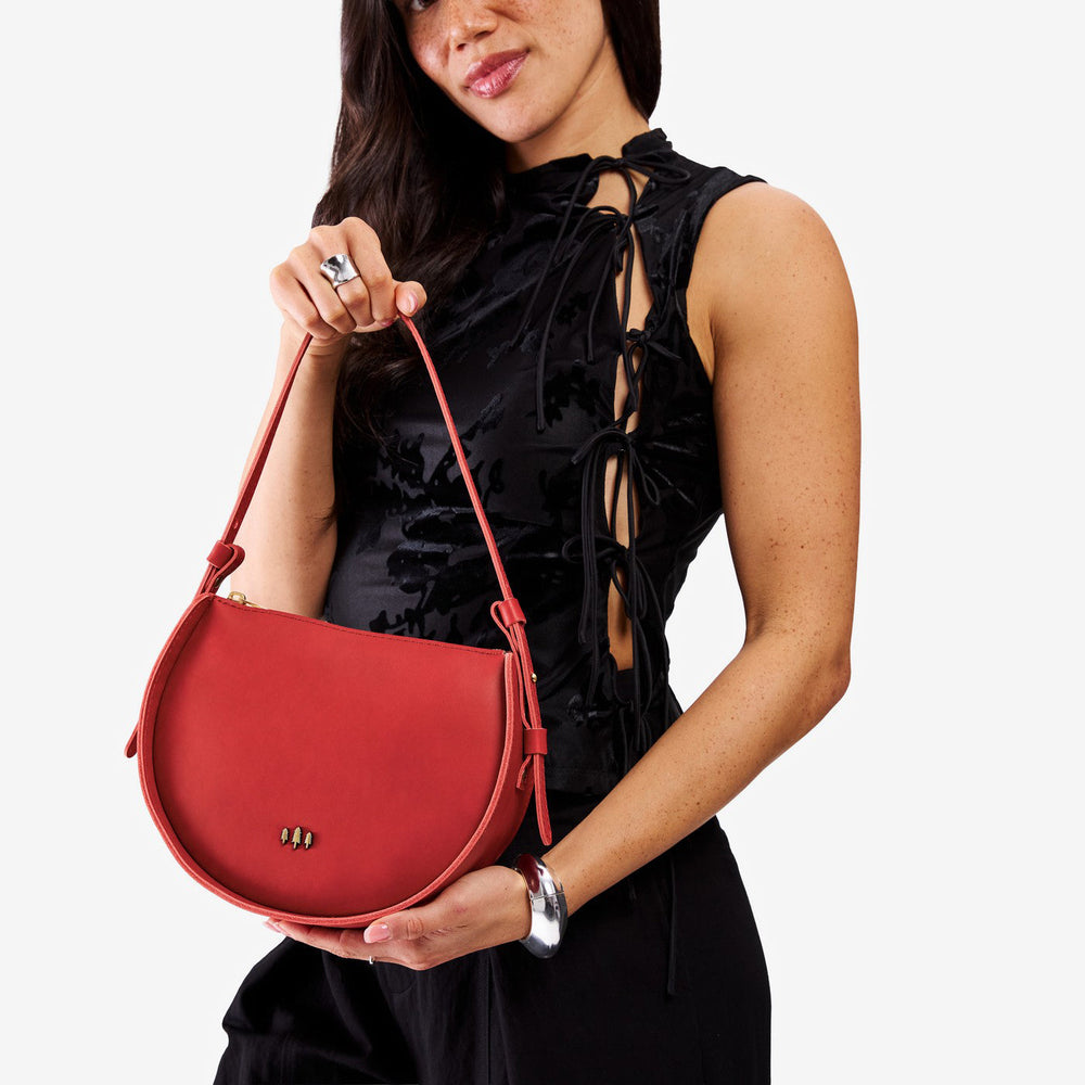 Portland Moon Shot Shoulder Bag - Ruby