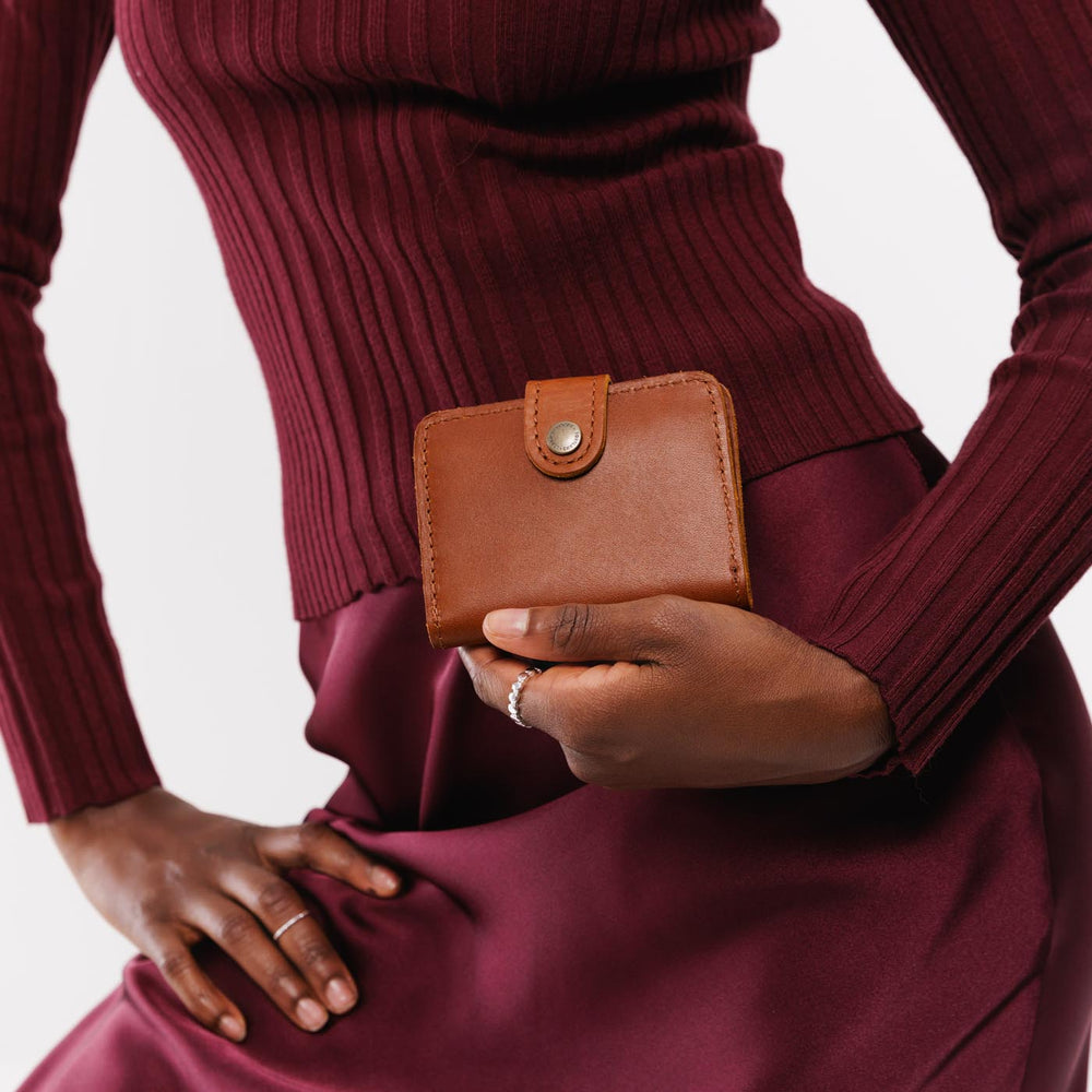 Portland Mini Bifold Wallet - Honey