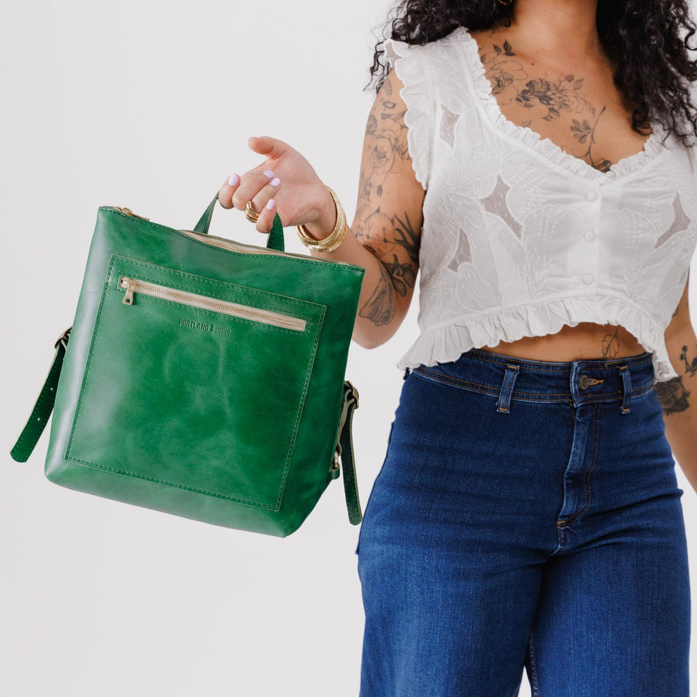 Portland Tote Backpack - Cowboy Mint