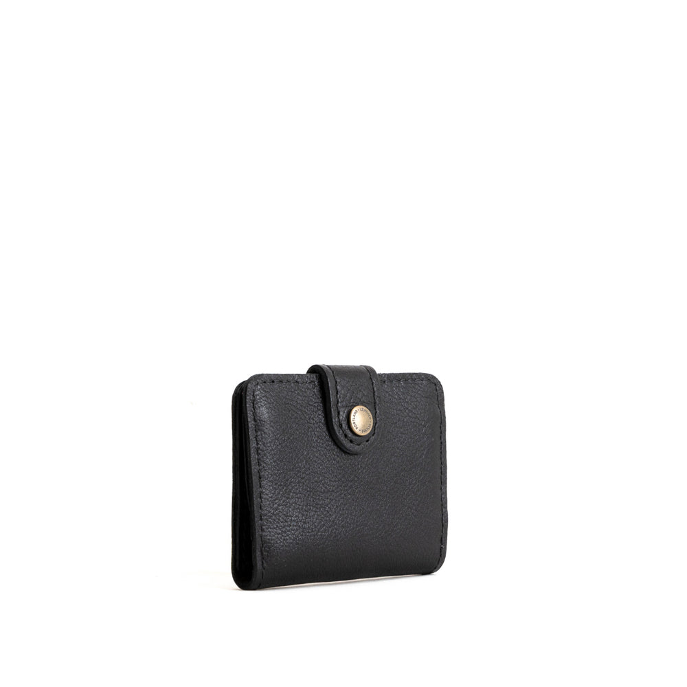 Portland Mini Bifold Wallet - Pebbled black