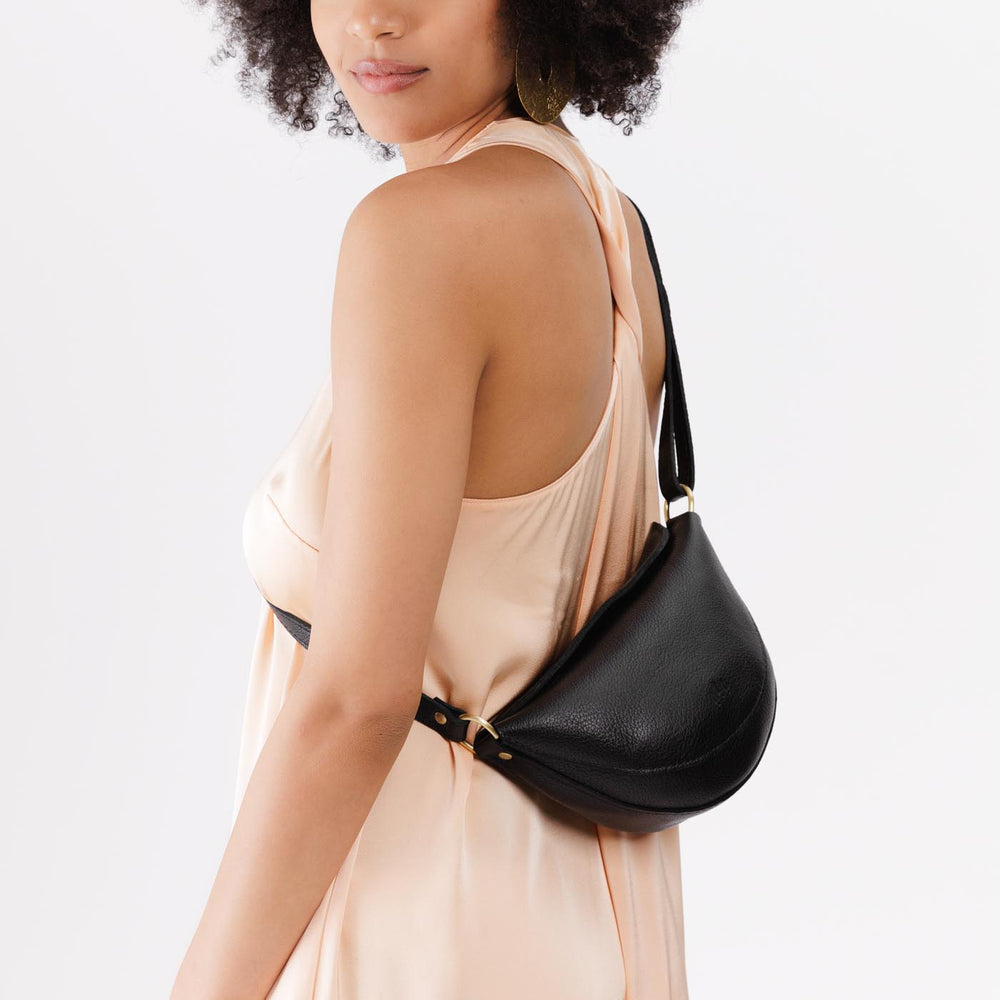 Portland Koala Sling Bag - Pebbled black