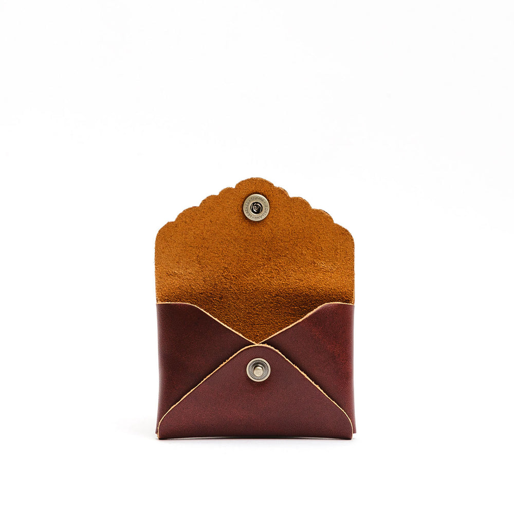 Portland Mini Daisy Wallet - Cognac