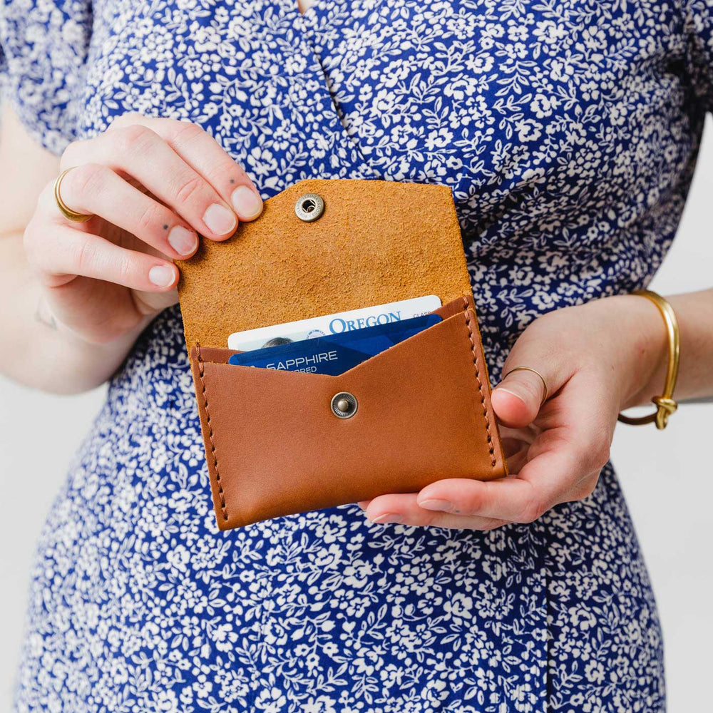 Portland Mini Envelope Wallet - Honey