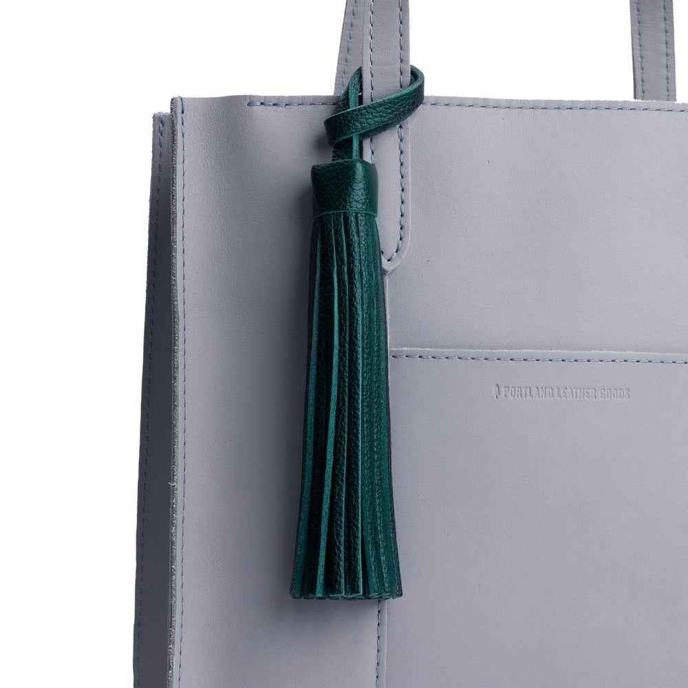 Portland Leather Tassel - Forest Green