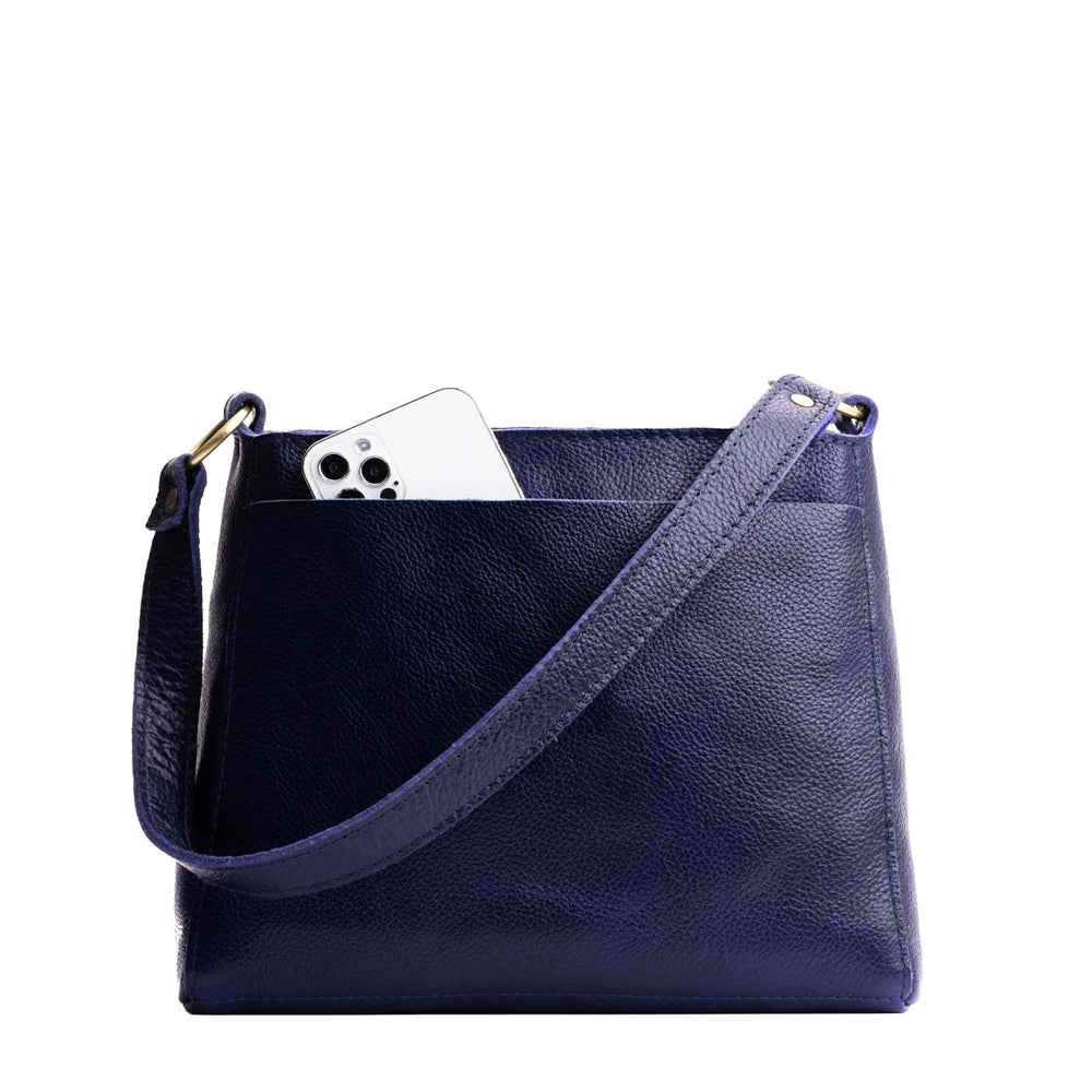 Portland Triangle Shoulder Bag - Cobalt
