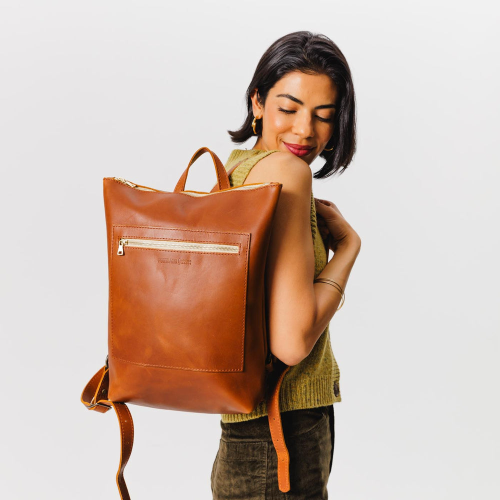 Portland Laptop Backpack - Honey
