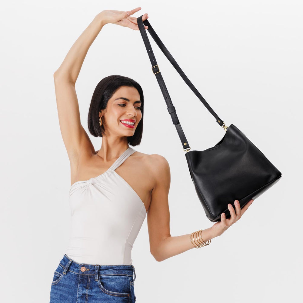 Portland Butterfly Bucket Bag - Black