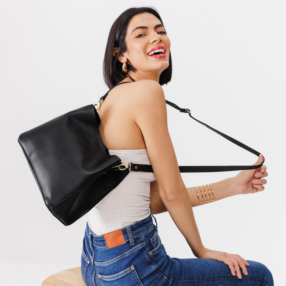 Portland Butterfly Bucket Bag - Black