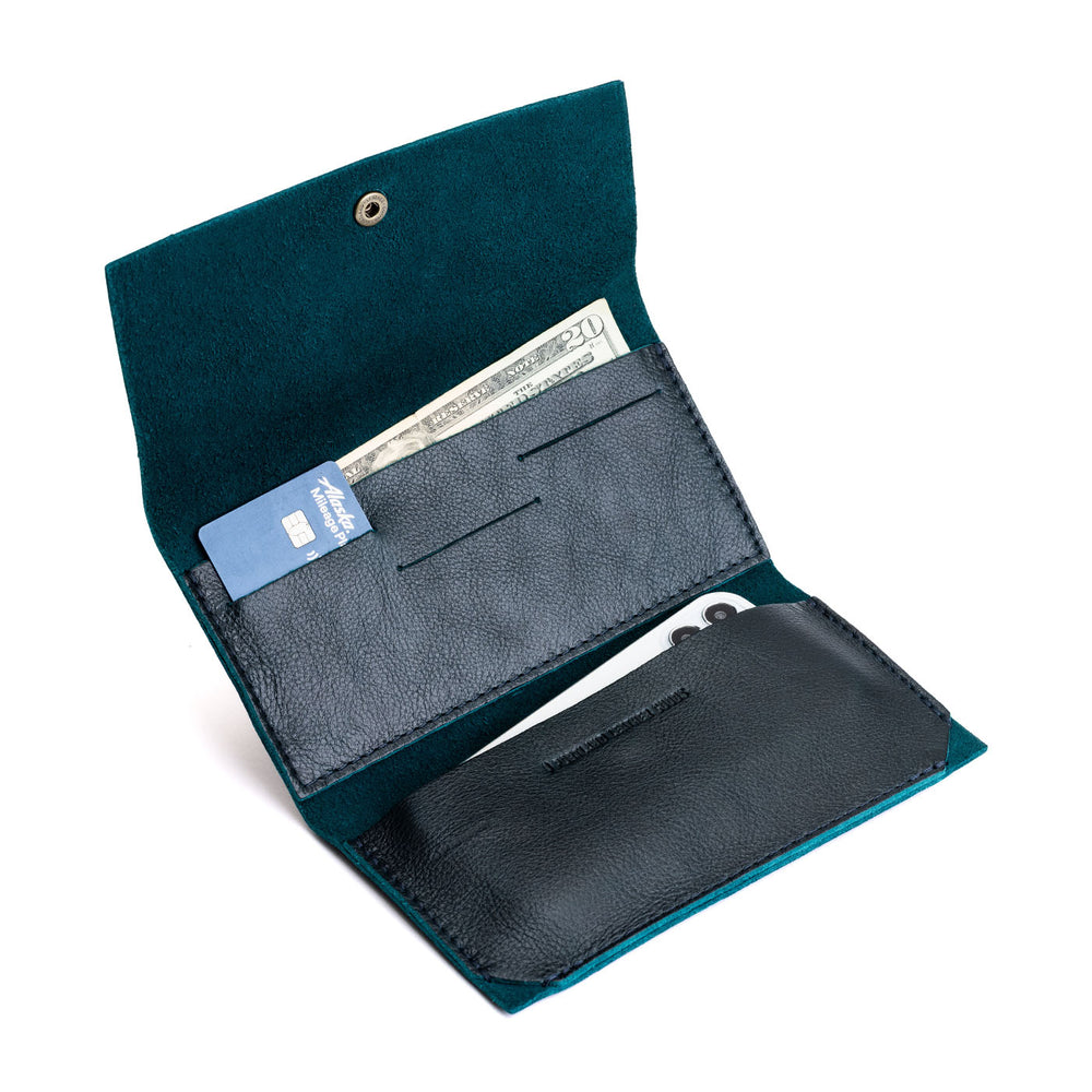 Portland Leather Rancher Wallet - Boreal