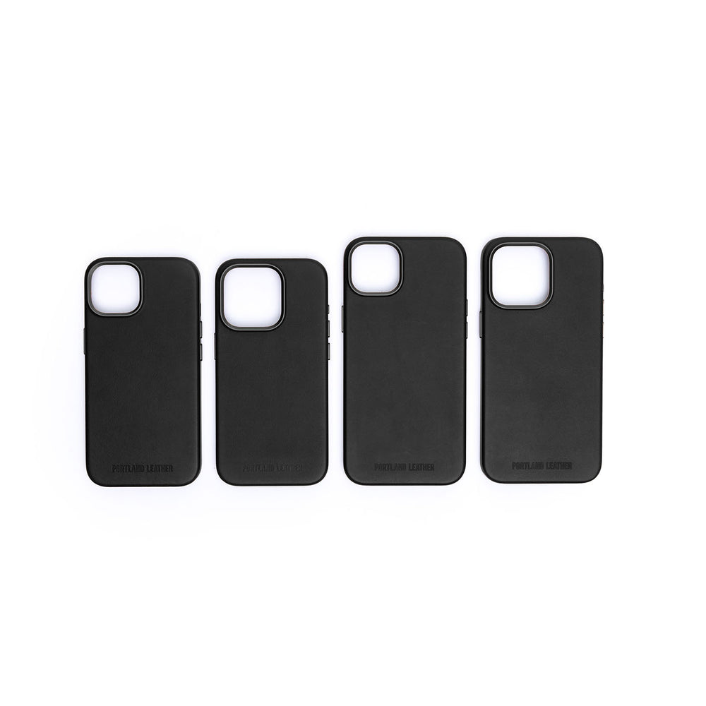 Portland Leather iPhone Case - Black