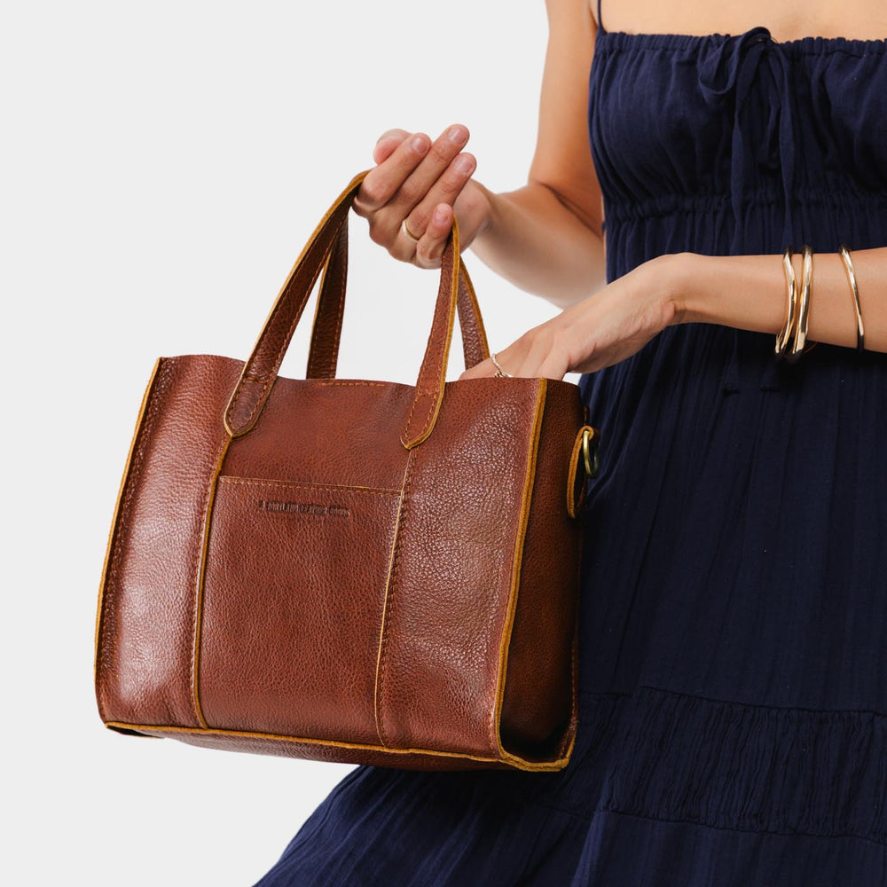 Portland Lola Crossbody Tote - Nutmeg