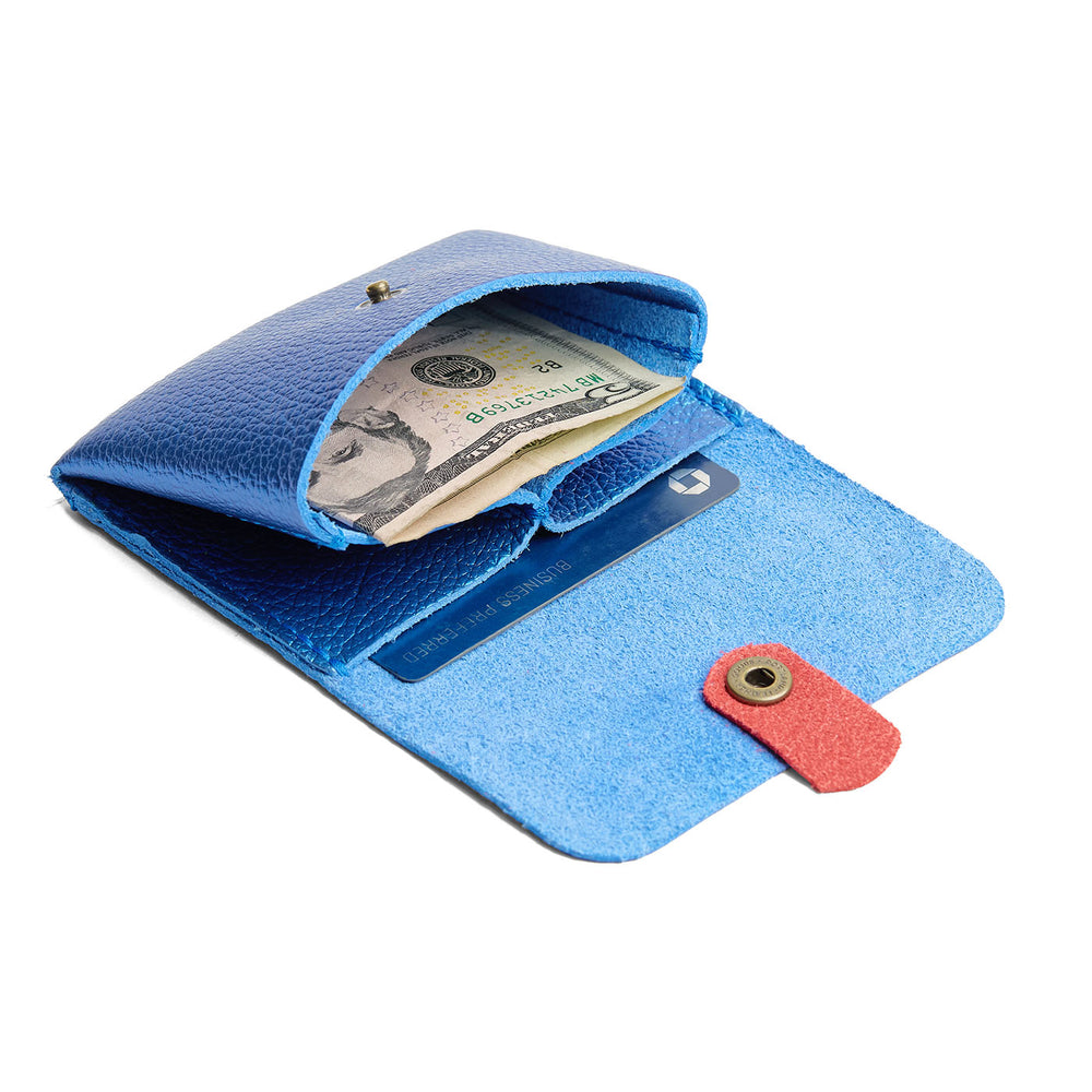 Portland Euro Wallet - Comet Blue