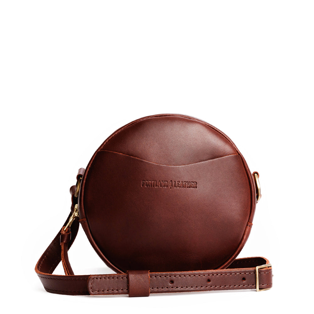 Portland Circle Crossbody - Cognac