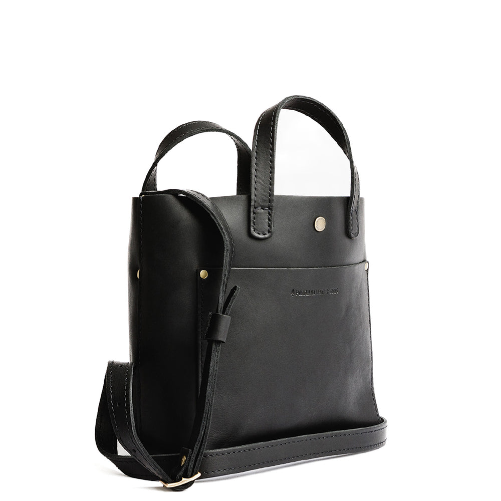 Portland Mini Crossbody Tote - Black