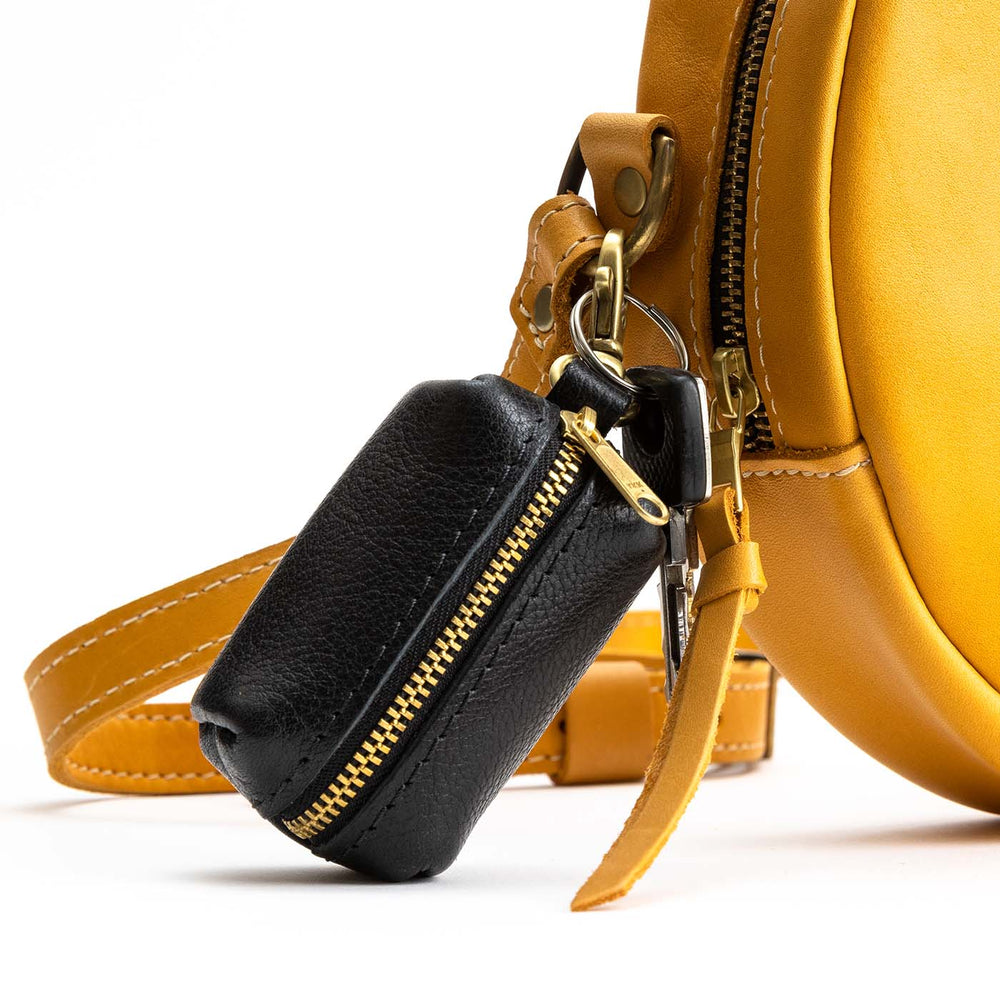 Portland Dopp Keychain - Pebbled black