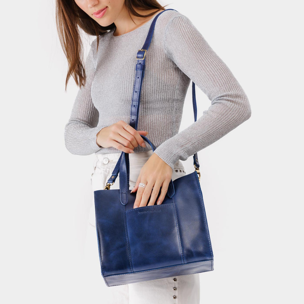Portland Lola Crossbody Tote - Cowboy Blue