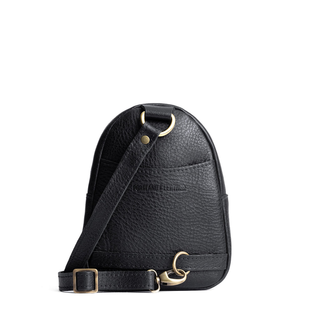 Portland Sydney Sling Bag - Pebbled black