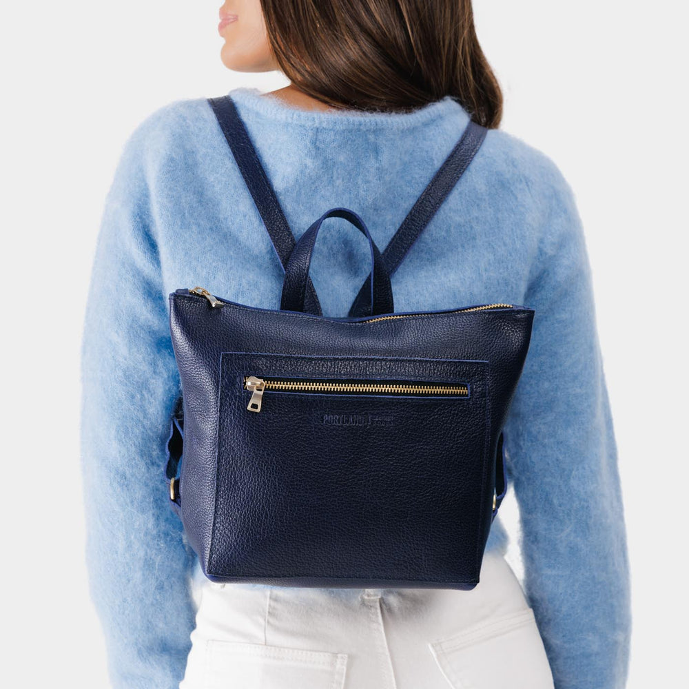 Portland Tote Backpack - Cobalt