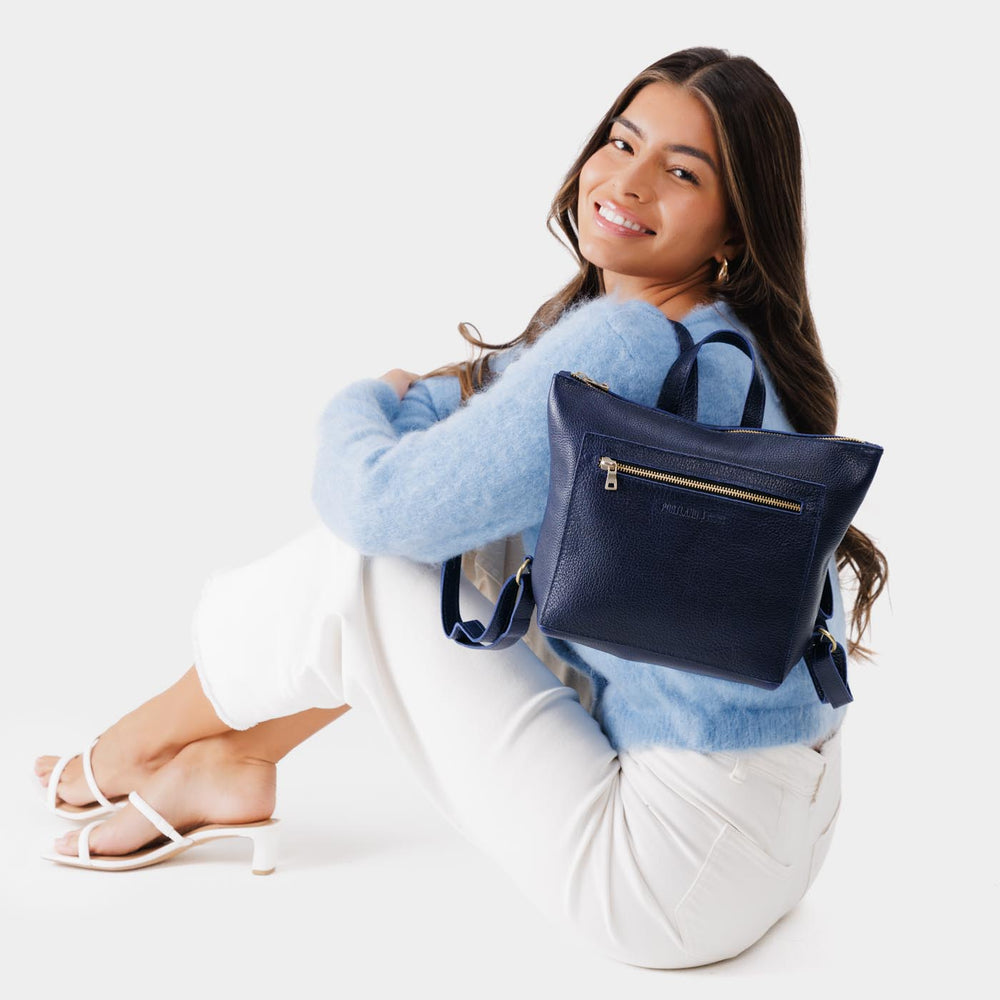 Portland Tote Backpack - Cobalt