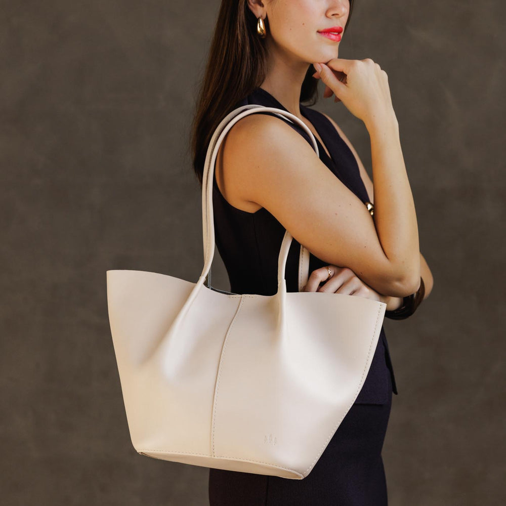 Portland Devan Bucket Tote - Bone