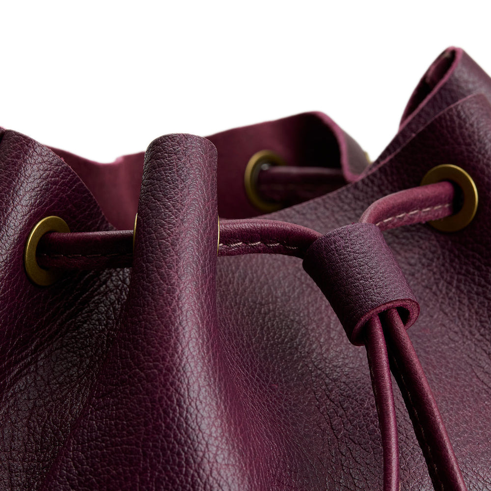 Portland Bucket Bag - Plum