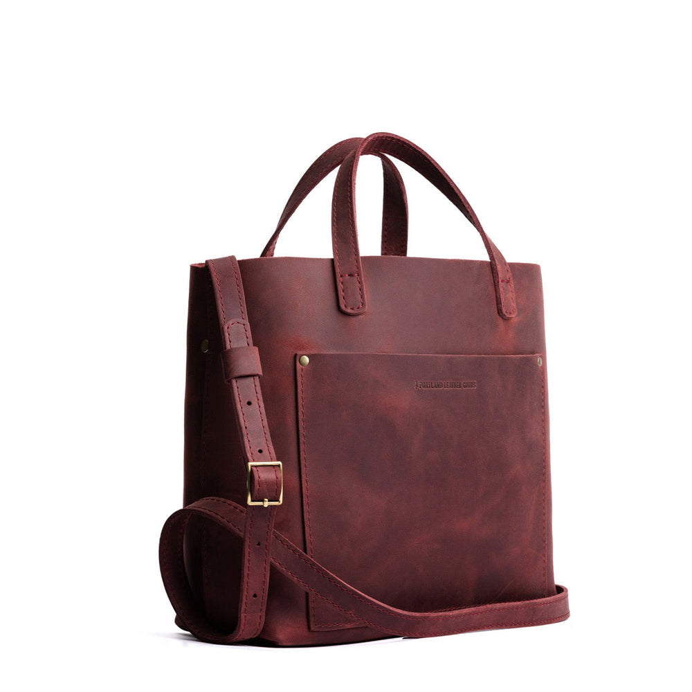 Portland Medium Crossbody Tote - Merlot