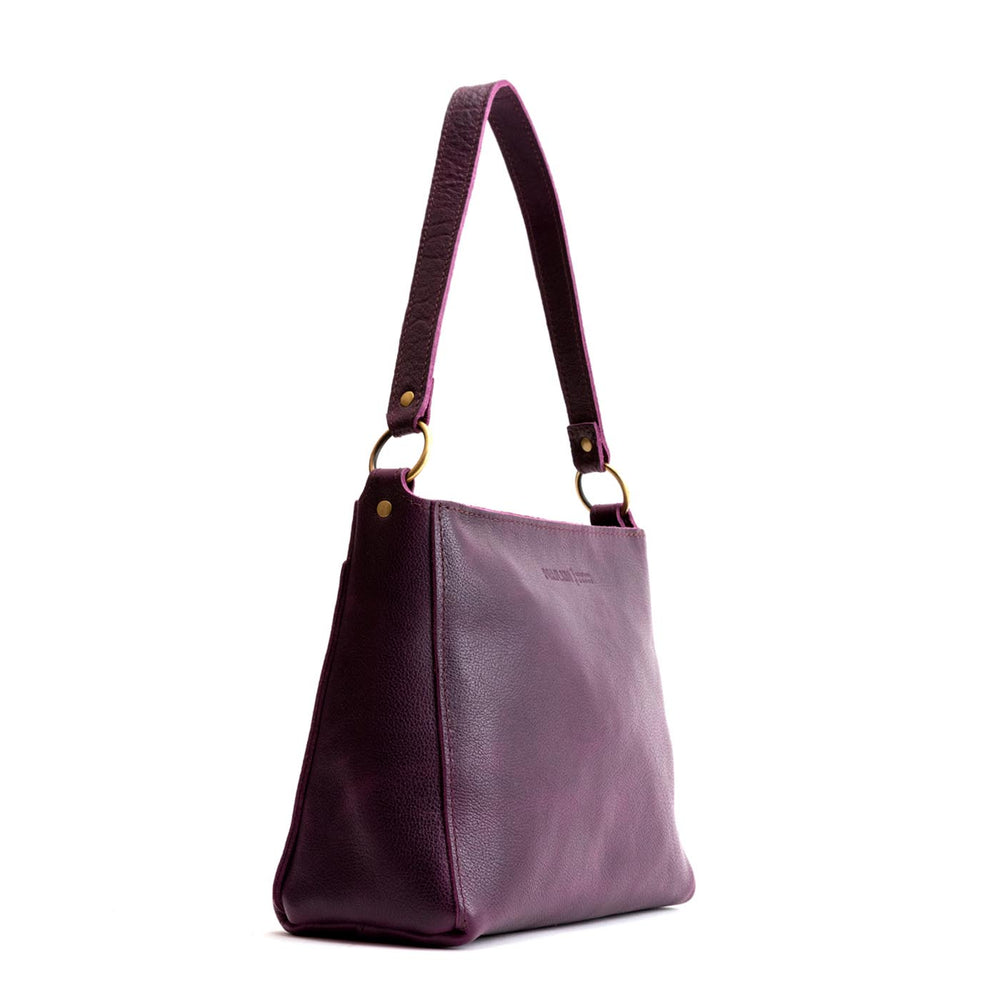 Portland Triangle Shoulder Bag - Plum