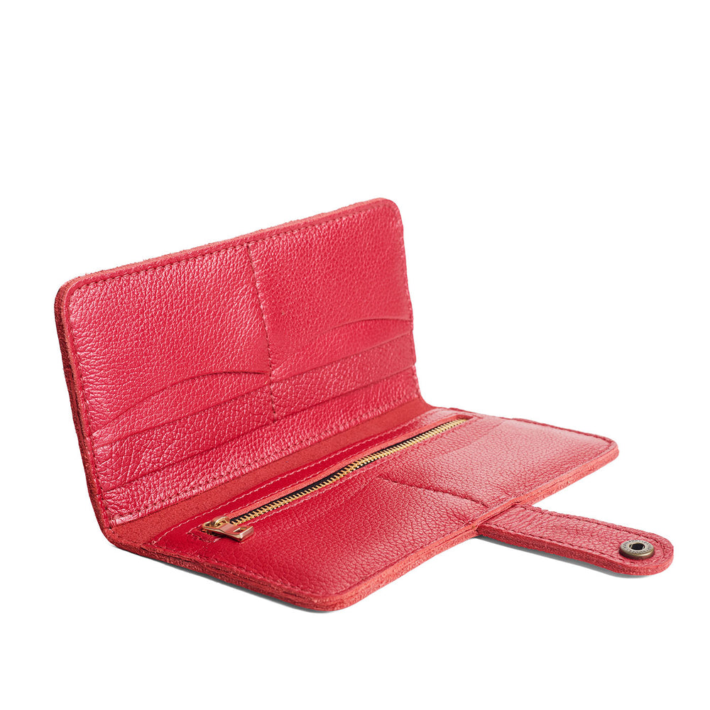 Portland Bifold Wallet - Reba Red