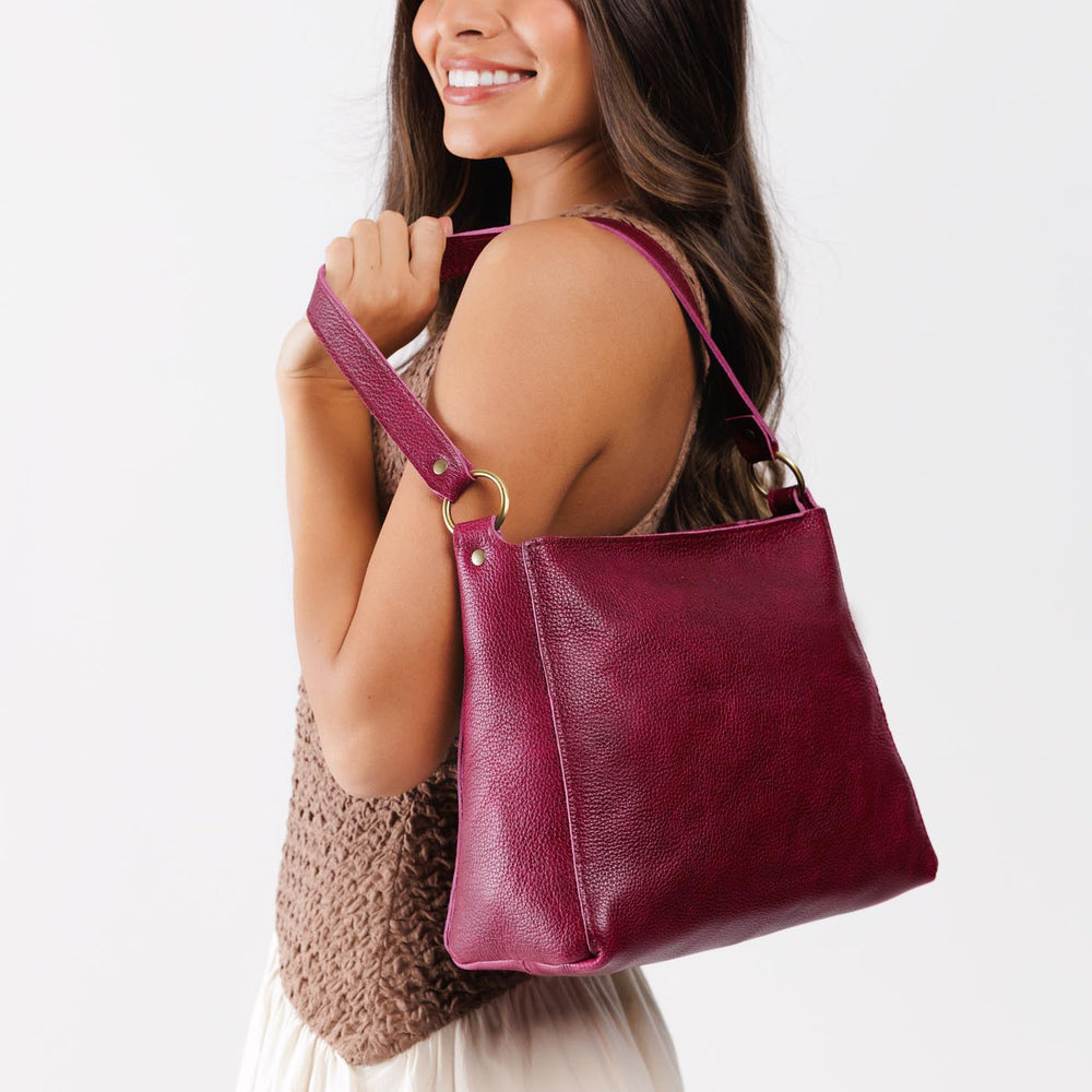 Portland Triangle Shoulder Bag - Orchid