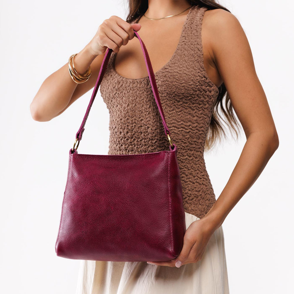 Portland Triangle Shoulder Bag - Orchid