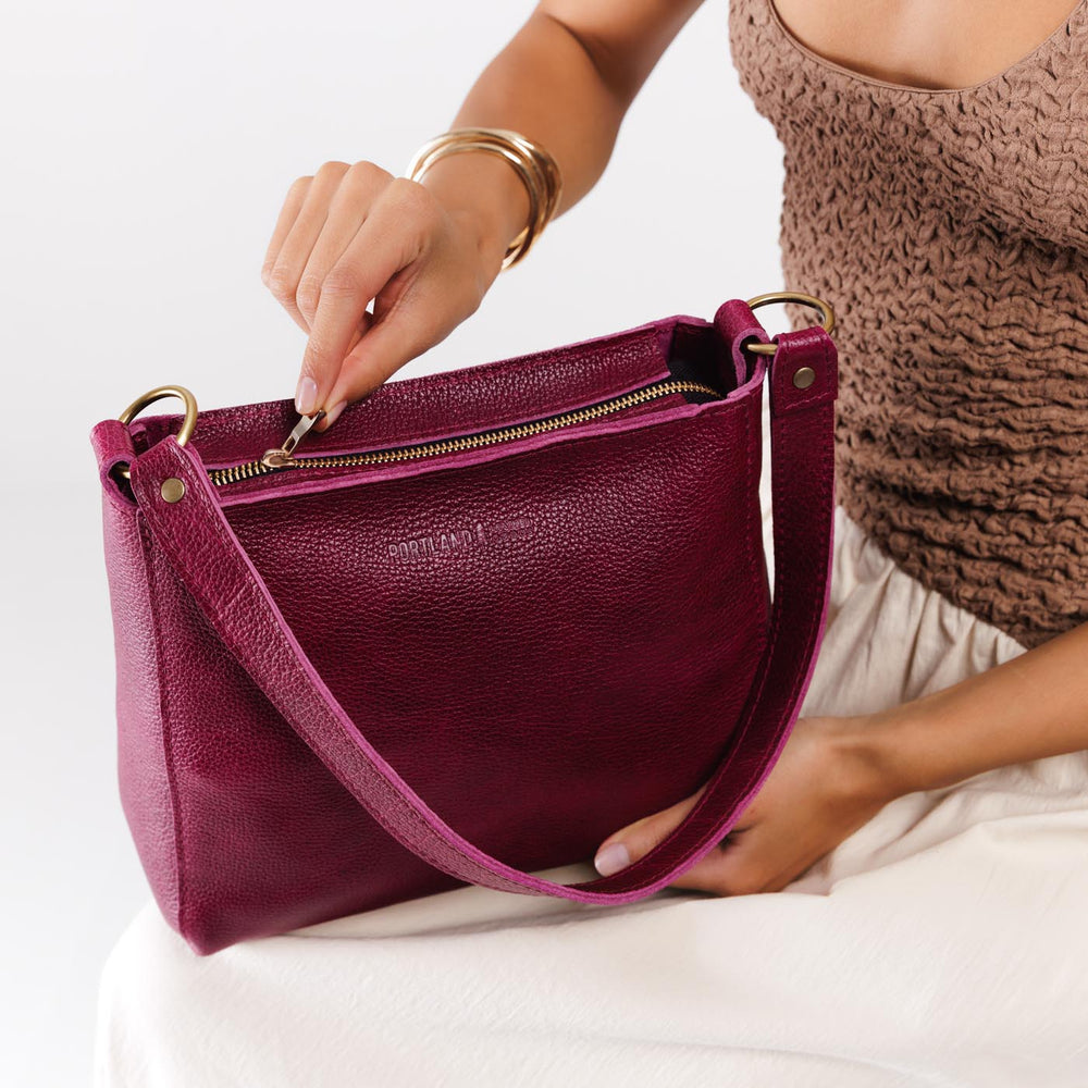 Portland Triangle Shoulder Bag - Orchid