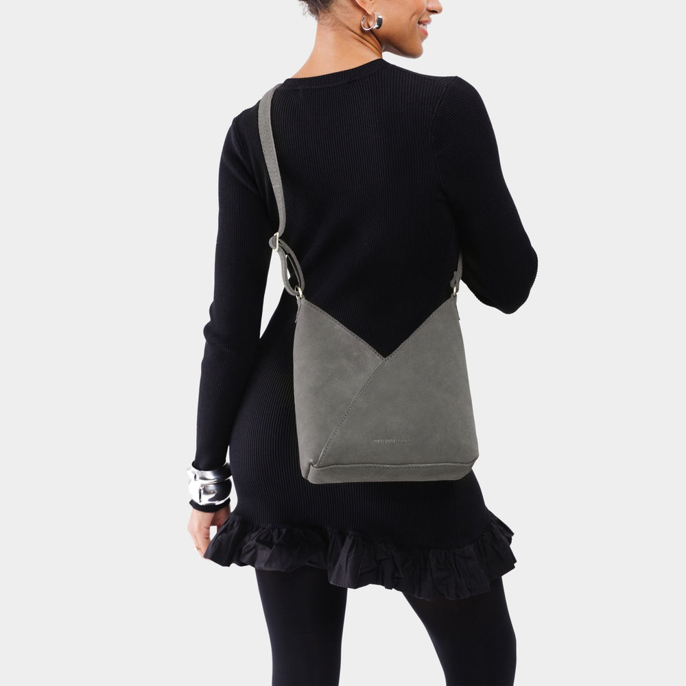 Portland Naomi Shoulder Bag - Smoke Grey