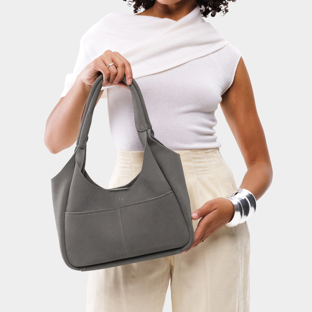 Portland Madison Shoulder Bag - Smoke Grey