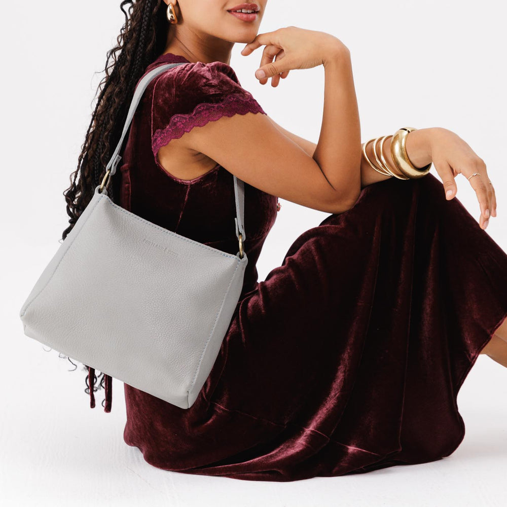 Portland Triangle Shoulder Bag - Nimbus