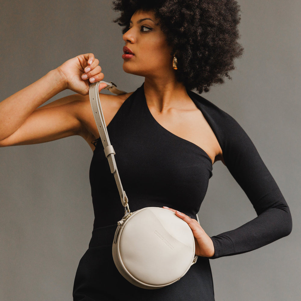 Portland Circle Crossbody - Bone