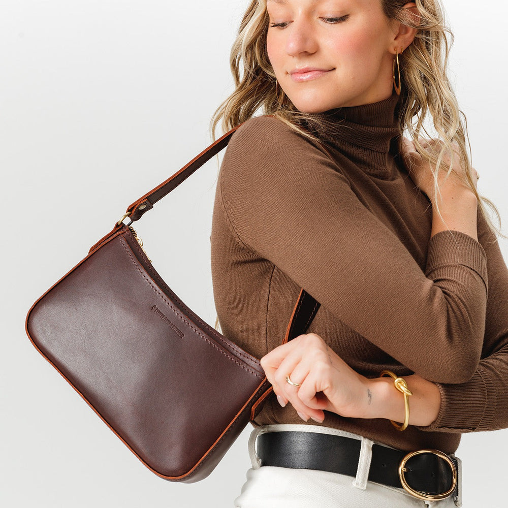 Portland Lucy Shoulder Bag - Cognac