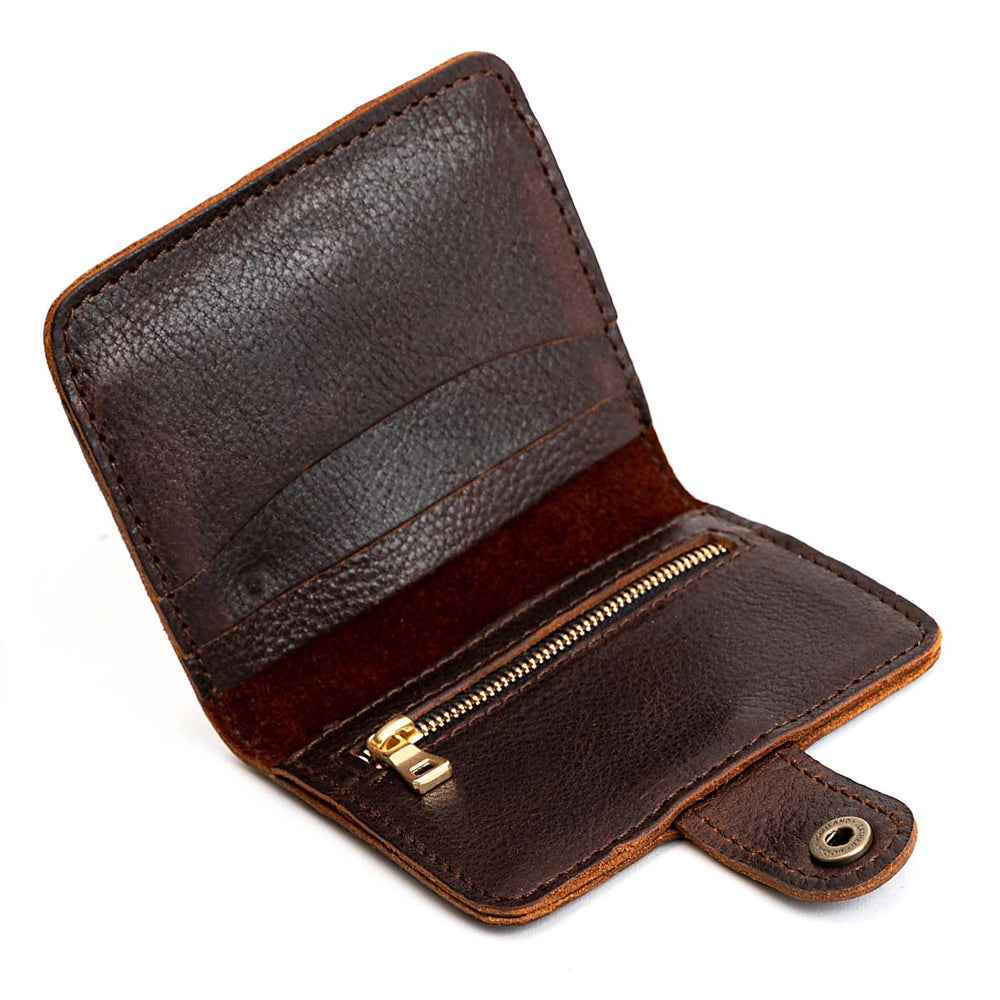 Portland Mini Bifold Wallet - Coldbrew