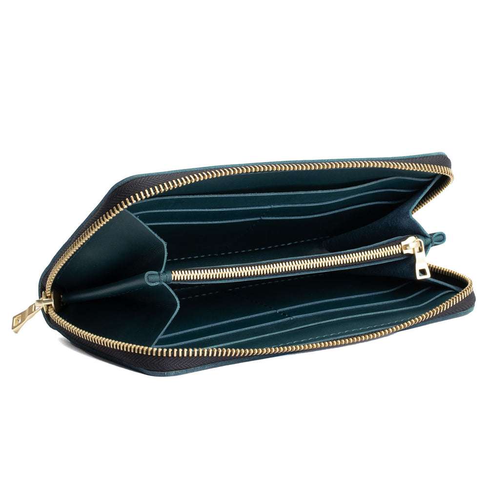 Portland Accordion Zip Wallet - Harbor