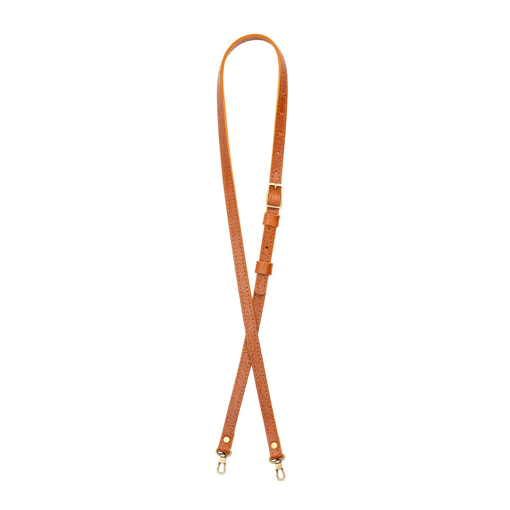Portland Small Leather Crossbody Strap - Meadow
