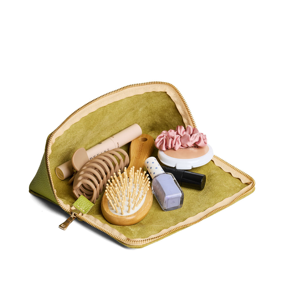 Portland Wide Mouth Pouch - Wasabi