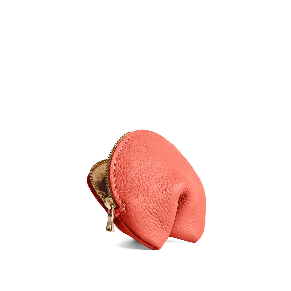 Portland Fortune Cookie Pouch - Coral