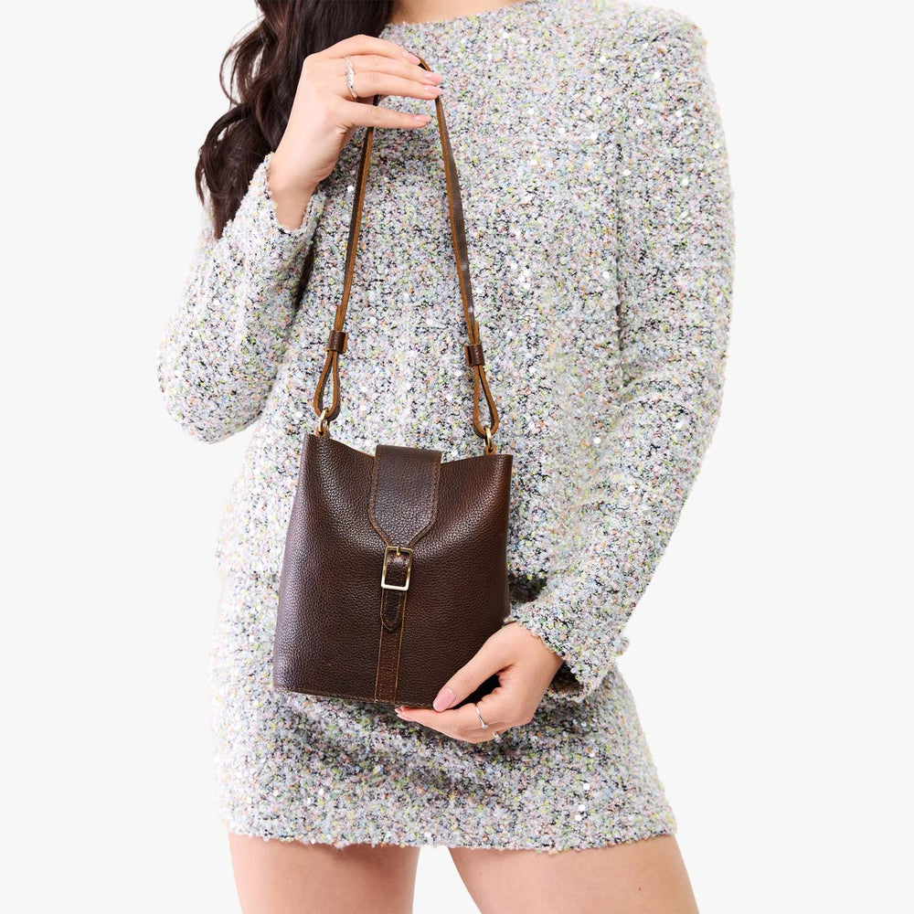 Portland Polly Bucket Bag - Coldbrew