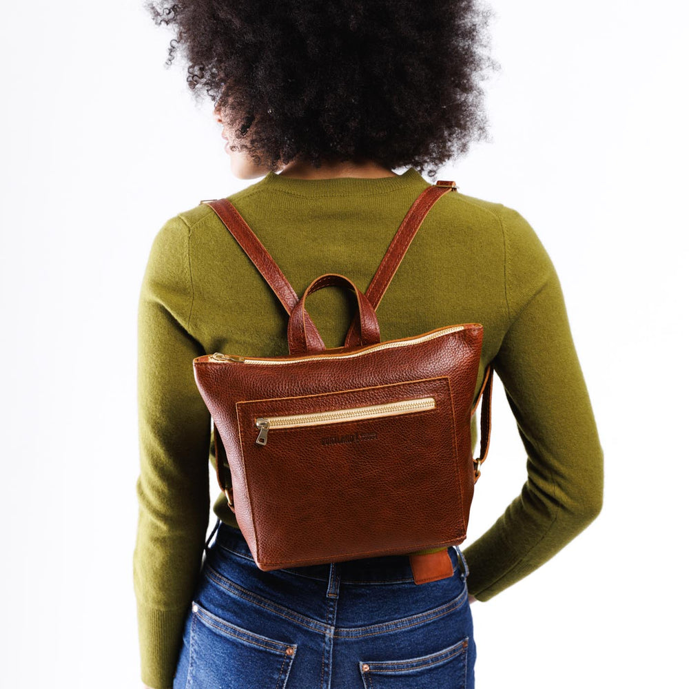 Portland Tote Backpack - Nutmeg