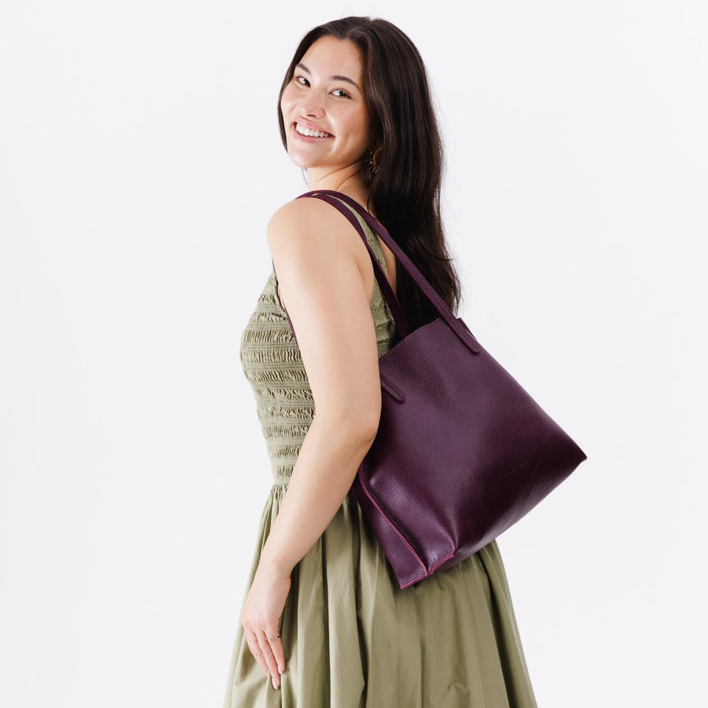Portland August Tote - Plum